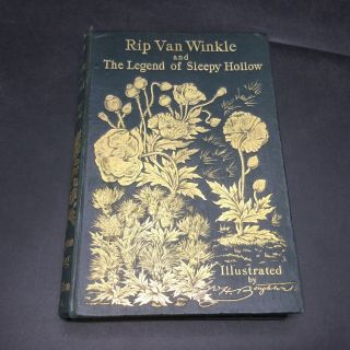 Rip Van Winkle & The Legend Of Sleepy Hollow - Washington Irving 1893 Macmillan