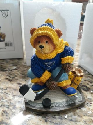Memory Co Hockey Bear 1st In A Limited Edition - Slb - St Louis Blues