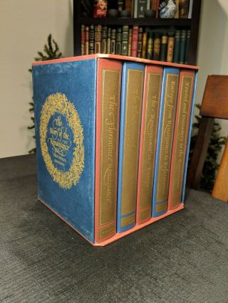 The Story Of The Renaissance Folio Society 5 Volume Book Set In Slipcase 2001