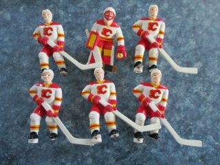 Wayne Gretzky Hockey Game Calgary Flames Team Table Top Hockey Game 1990 