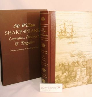 Shakespeare First Folio Norton Facsimile Cased Vgc (wh_9183)