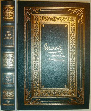 Life On The Mississippi By Mark Twain Easton Press Leather 1998