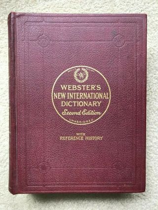 Webster ' s International Dictionary of the English Language Unabridged (1942) 2
