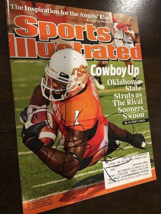 Dez Bryant Signed Autographed Si Sports Illustrated 9 - 14 - 09 Dallas Cowboys Ok St
