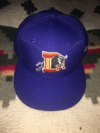 Blake Snell Game Worn Durham Bulls Hat Tampa Bay Rays Cy Young Winner Game