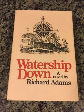 Watership Down By Richard Adams,  First Edition/2nd Printing Hardcover 1972