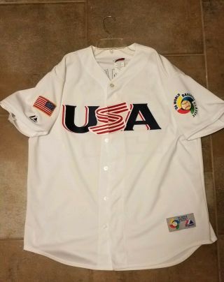 Roger Clemens Team Usa 2006 World Baseball Classic Jersey Authentic Xl