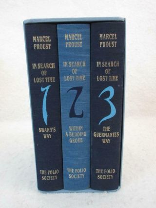 Marcel Proust In Search Of Lost Time Volumes 1 - 3 2001 The Folio Society