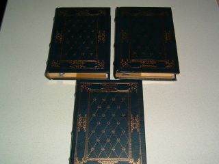 James Boswell Life Of Johnson Franklin Library 1st Ed.  Leather 3 Vol.  Set