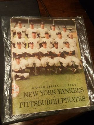 1960 World Series Official Program // York Yankees Vs Pittsburgh Pirates