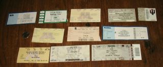 10 Away University Of Iowa Hawkeyes Football Game Ticket Stubs From The 2000s