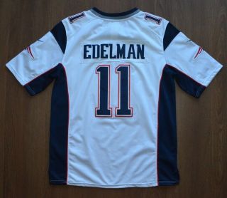 Nike Julian Edelman Nfl England Patriots Jersey 11 Sz M