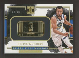 2017 - 18 Panini Impeccable Stephen Curry Warriors 14k 1/2 Ounce Gold Bar 3/10