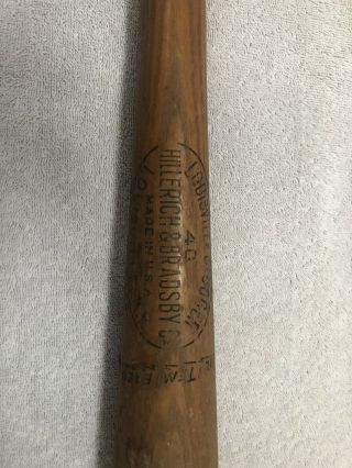 Louisville Slugger Joe Dimaggio 40 Wooden Bat 35”