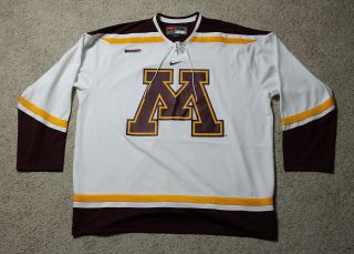 University Of Minnesota Golden Gophers Hockey Jersey Mens Xxl 2xl Nike