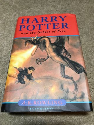 Rare Harry Potter And The Goblet Of Fire 1st Edition First Print Hb With Errors
