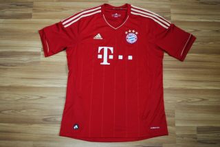 Size M Bayern Munich Home Football Shirt Jersey 2012 - 2013 Trikot Medium Adidas