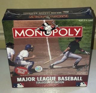 Major League Baseball Monopoly Collectors Edition Mlb Family Board Game