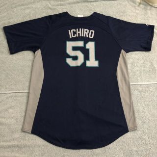 Ichiro Suzuki Seattle Mariners Youth Xl Majestic Mlb Baseball Jersey Shirt Blue