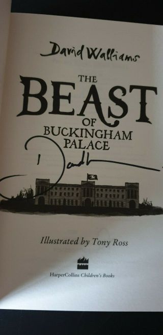 The Beast of Buckingham Palace SIGNED First Edition - David Walliams BOOK 2