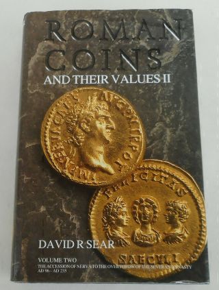 Roman Coins And Their Values Volume 2 By David R.  Sear (hardback,  2002)