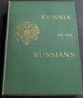 Rare Antique Old Book Russia Of The Russians 1919 1st Edition Illustrated Scarce 2