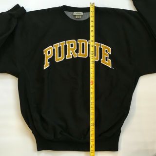 Vtg 90s Steve & Barry ' s Athletic Purdue Crewneck Sweatshirt size XL 3
