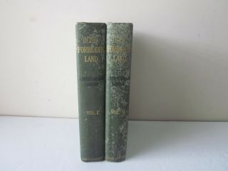 In The Forbidden Land By Landor 1899 First Edition 2 Vol Set Fold Map Dalai Lama