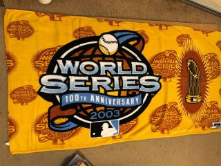 Florida Marlin Towel Miami Jersey Jeff Conine 2003 World Series York Yankees