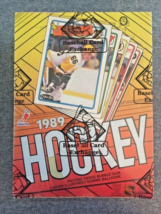 1988/89 Opc Hockey Card Box Bbce (hull,  Nieuwendyk And Shanahan)