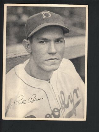 Pete Reiser 1940 - 49 Brooklyn Dodgers Picture Pack Photo Card