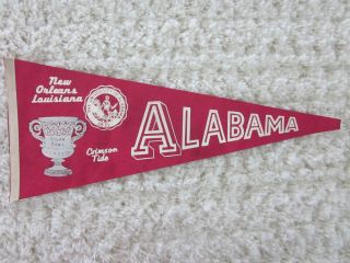 1973 Alabama Crimson Tide Sugar Bowl Vs.  Notre Dame College Football Pennant