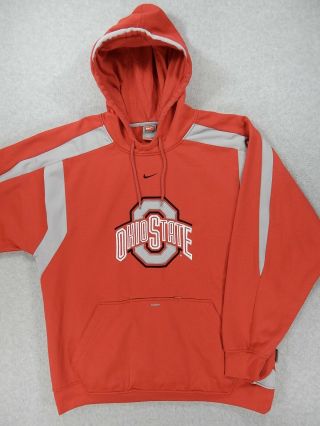 Ohio State Buckeyes Nike Team Stitched Football Hoodie Sweatshirt (mens Large)