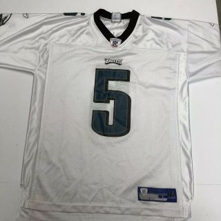 Reebok NFL Philadelphia Eagles Donovan McNabb 5 Jersey Mens Size Large Sewn 2