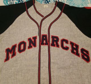 Kansas City Monarchs Flannel Jersey,  Size Medium