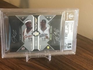 2006 - 07 Ud Black Dual Auto Lebron James/dwight Howard /25 Pop 1 None Higher