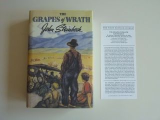First Edition Library [facsimile] The Grapes Of Wrath By John Steinbeck Hd Dj