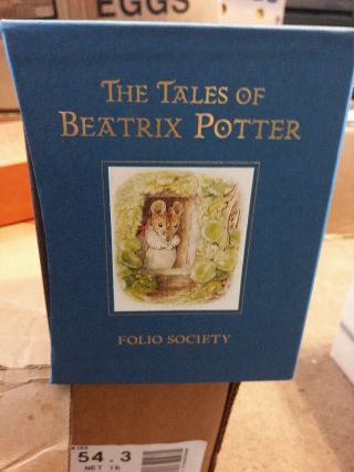 The Tales Of Beatrix Potter Folio Society 11 Illustrated Hardcover Book Box Set