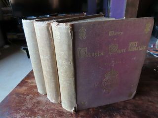 1890 The History Of Hampton Court Palace Vols I - Iii By Law Tudor Stuart Guelph