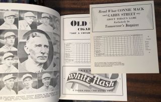 1931 World Series Program Rdo Signed Dizzy Dean Frank Frisch Foxx Grove Hof