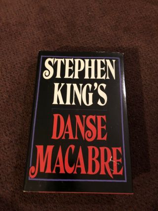 Stephen King’s Danse Macabre.  1st Printing Hardcover 1981.  Stephen King