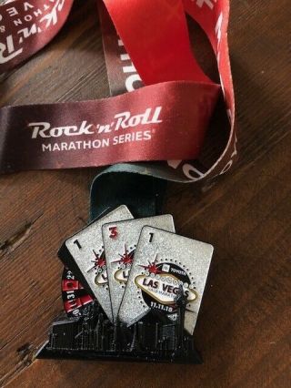 2018 Las Vegas Rock N Roll Half Marathon Finishers Medal