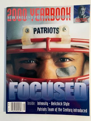 England Patriots Official 2000 Yearbook -