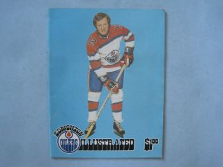 1974/75 Edmonton Oilers Phoenix Roadrunners Wha Hockey Program Bruce Macgregor