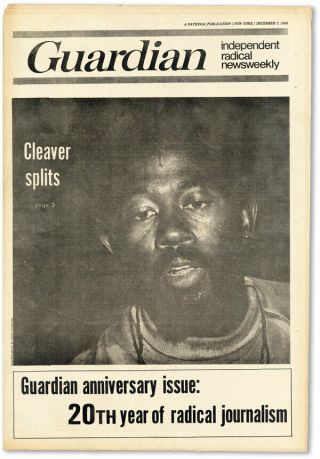 The Guardian - V.  21,  N.  10 (dec.  7,  1969) - Eldridge Cleaver - Black Panthers - Underground