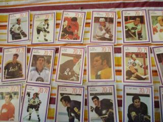 1970 - 71 ESSO NHL POWER PLAYER STICKERS 50 DIFFERENT ALL TEAMS HALL OF FAME 2