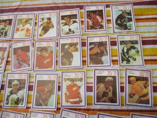 1970 - 71 ESSO NHL POWER PLAYER STICKERS 50 DIFFERENT ALL TEAMS HALL OF FAME 3