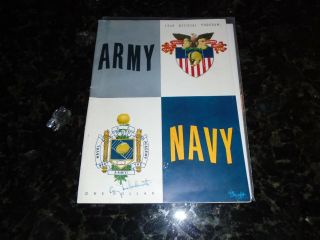 November 26,  1949 Army Vs.  Navy - Official College Football Game Program