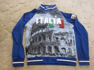 Italia Italian Italy 2014 Brazil Brasil Fifa World Cup Jacket Small L