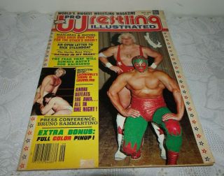 Pro Wrestling Illustrated Sept 1979 Rick Steamboat Harley Race - First Edition